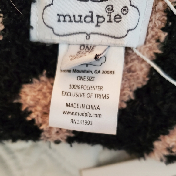 Mud Pie Leopard Chenille Scarf Wrap Super Soft NWT Reversible Soft OS - Picture 6 of 6